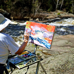 Linda by the Madawaska River